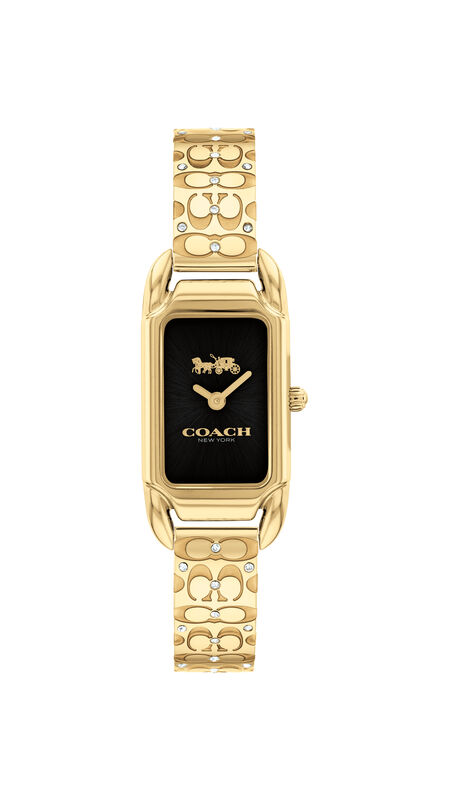 COACH Ladies' Gold Tone Stainless Steel Cadie Watch 14504250 image number null